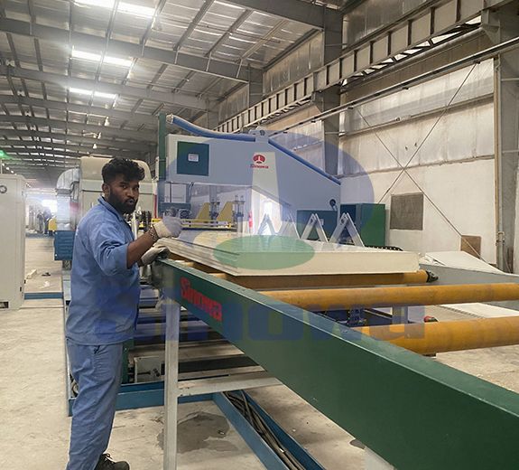 Large Wave Sandwich Panel Machine,Sinowa