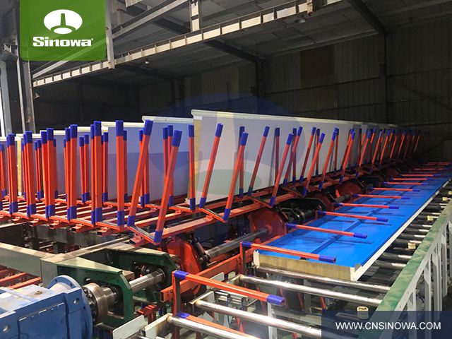 pu sandwich panel production line