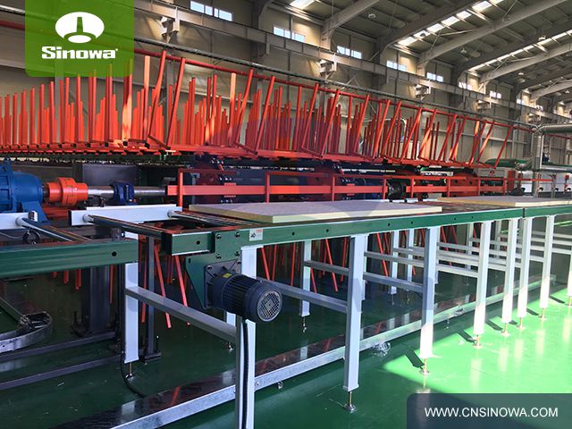 PU insulation board production line